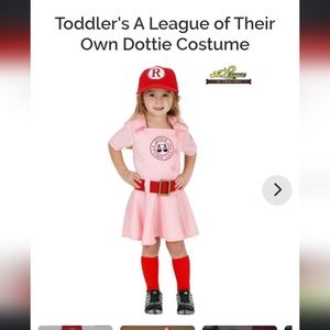 Toddler's A League of Their Own Dottie Costume
